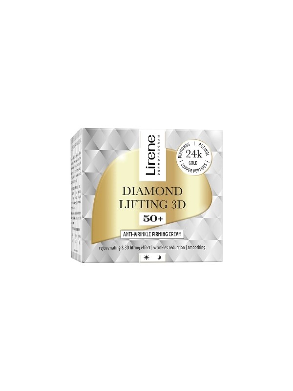 Lirene Diamond Lifitng 3D Anti-rimpel verstevigende crème 50+ 50 ml