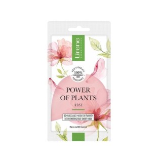 Lirene Power of Plants odmładzająca maska do twarzy Róża 17 g