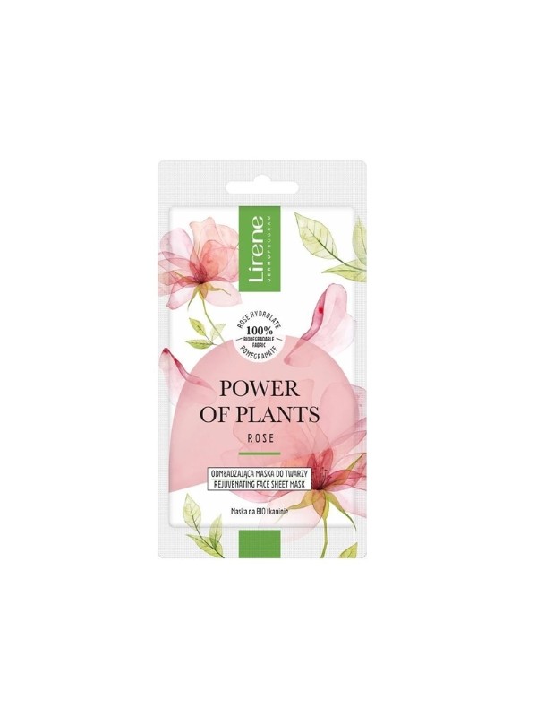 Lirene Power of Plants Verjongend Gezichtsmasker Roos 17 g