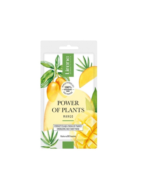 Маска для обличчя Lirene Power of Plants Energizing Face Mask Mango 17г