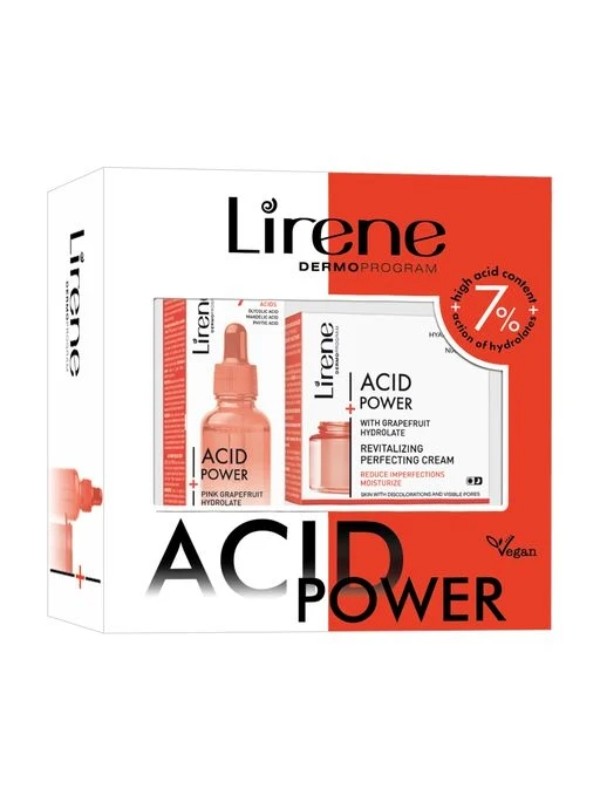 Lirene Acid Power Set Face Cream 50 ml + Face Serum 30 ml