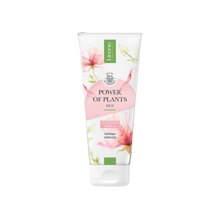 Lirene Power of Plants Moisturizing Rose Shower Gel 200 ml
