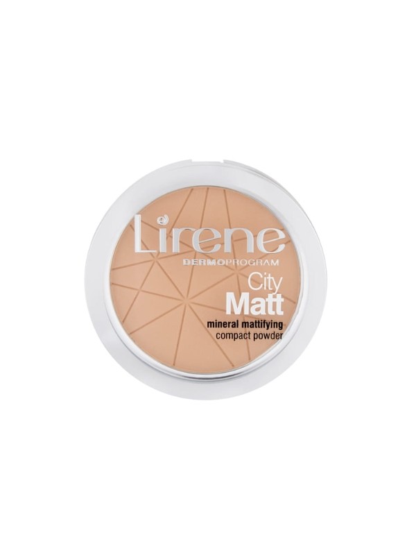 Lirene City Matt Mineral Mattifying Compact Powder мінеральна матуюча пудра 02 Natural 9 г