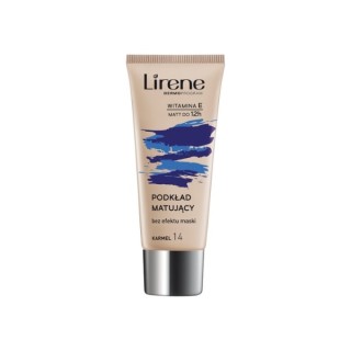 Lirene Nature Matte Mattifying Fluid voor Gezicht 14 Caramel 30 ml