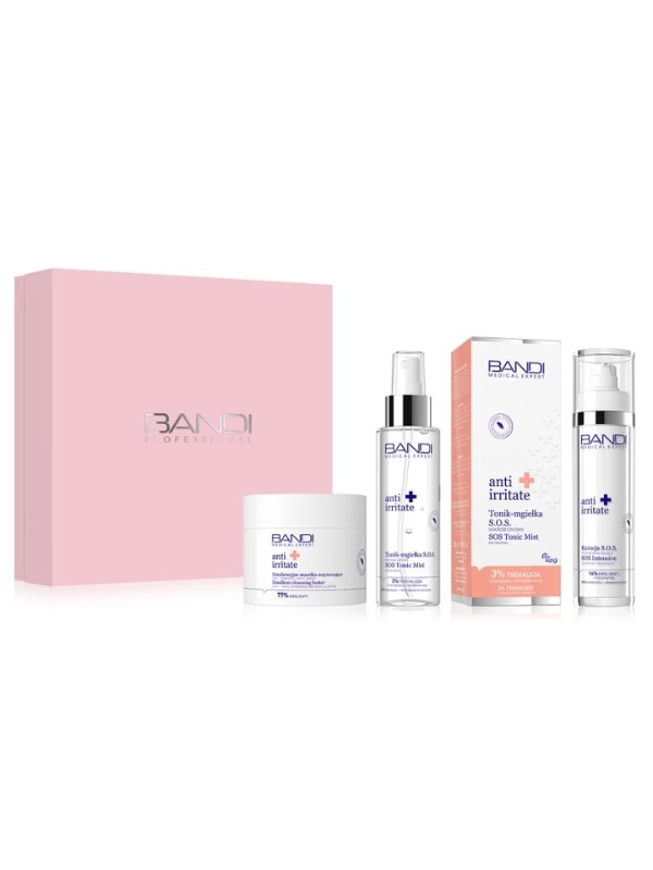 Bandi Medical Expert Anti Irritate Set Verzachtende boter 90 ml + Intensieve verzachtende behandeling 50 ml SOS mist toner