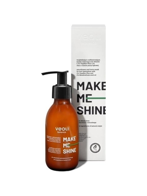 Маска для ламінування волосся Veoli Botanica Make Me Shine 140 мл