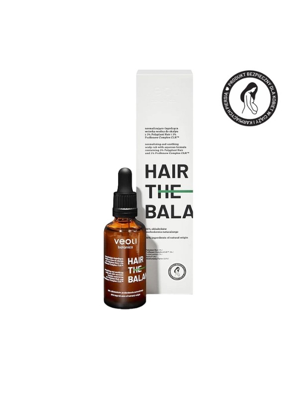 Veoli Botanica Hairly The Balance нормалізуючий і заспокійливий лосьйон для шкіри голови 50 мл