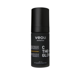 Veoli Botanica C The Glow aufhellendes und beruhigendes Wassergel-Gesichtsserum mit Ascorbylglucosid 10% 30 ml