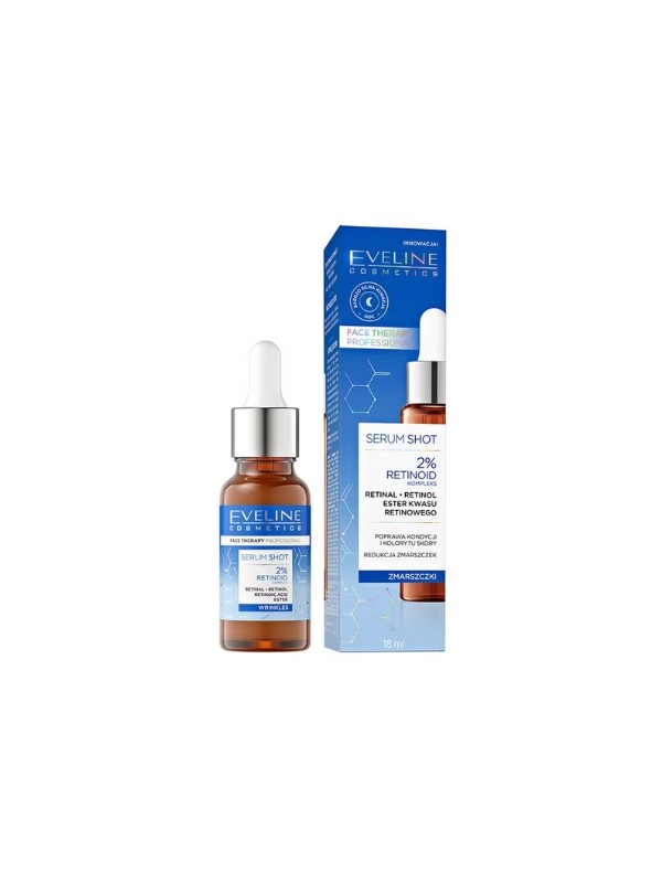 Eveline Serum Shot Faltenreduzierende Behandlung mit 2% Retinoid-Komplex 18 ml