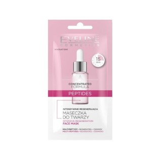 Eveline Geconcentreerde Formule Intensief Regenererende Gezichtsmasker Peptides 8 ml