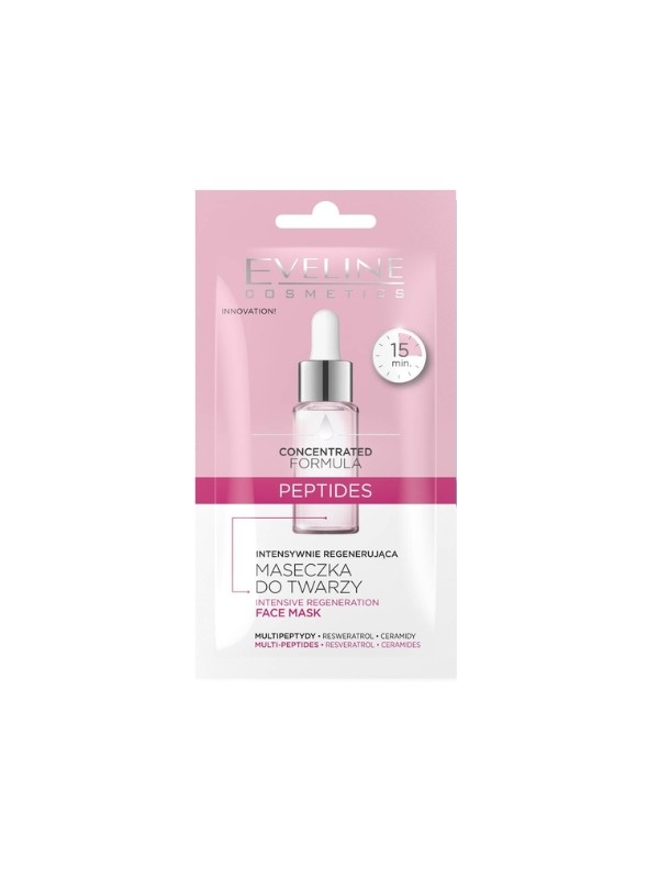 Eveline Konzentrierte Formel Intensiv regenerierende Gesichtsmaske Peptides 8 ml