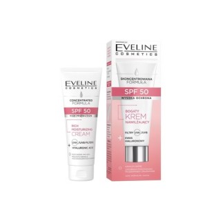 Eveline Geconcentreerde Formule Rijke Hydraterende Gezichtscrème SPF50 30 ml