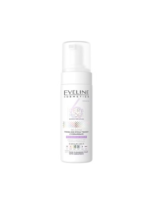 Eveline 6 CERAMIDES zarter Gesichtsreinigungsschaum mit Ceramiden 150 ml