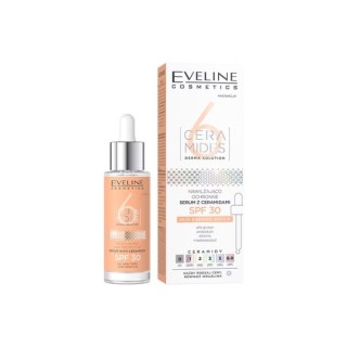 Eveline 6 CERAMIDES feuchtigkeitsspendendes und schützendes Gesichtsserum mit Ceramiden und SPF30 30 ml