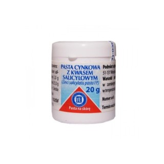 Pasta cynkowa z kwasem salicylowym 20 g