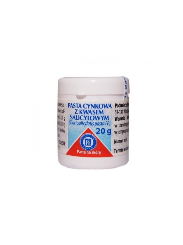 Zinc paste with salicylic acid 20 g