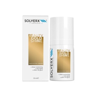 Solverx Beauty Gold Shine Face and Eye Cream 30 ml