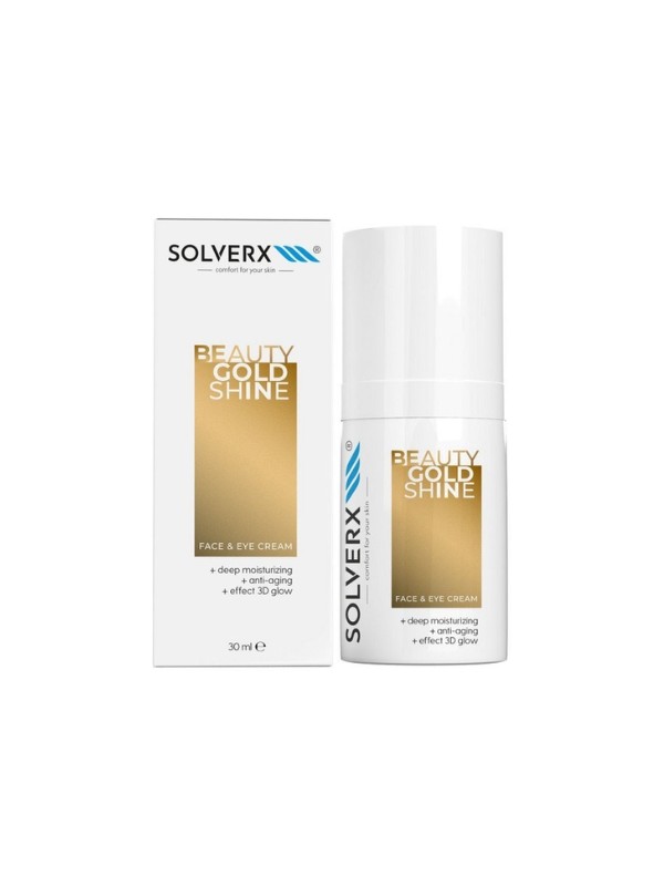 Solverx Beauty Gold Shine Gesichts- und Augencreme 30 ml