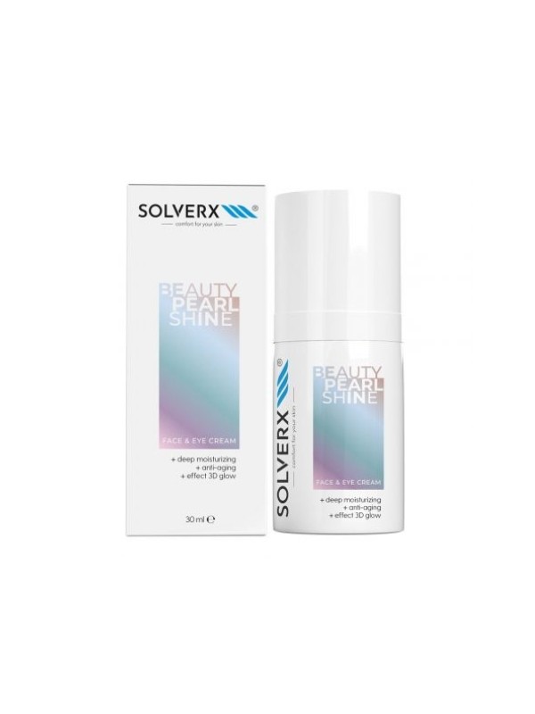 Крем для обличчя та очей Solverx Beauty Pearl Shine 30 мл