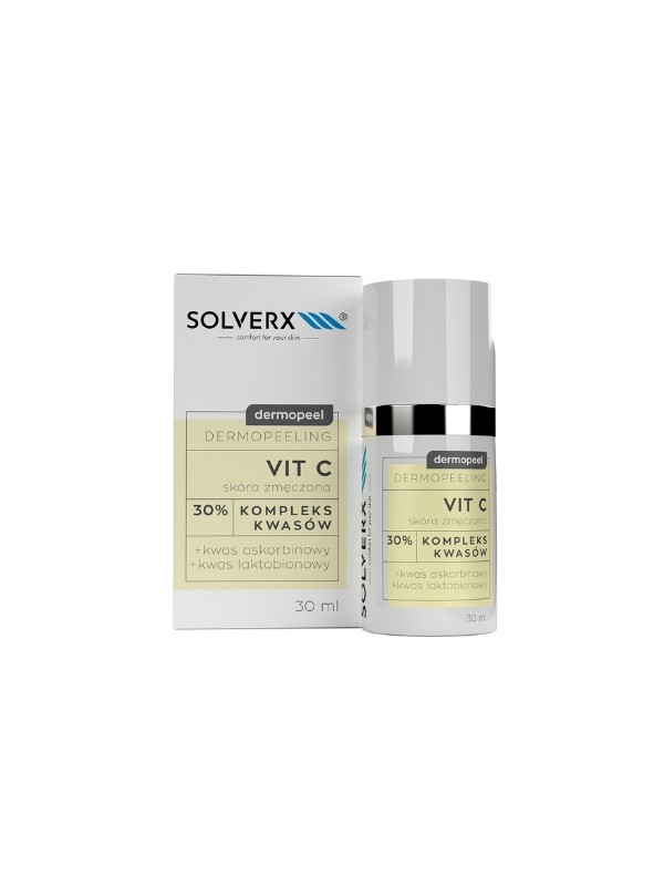 Peeling для обличчя Solverx Dermopeel 30% аскорбінова кислота 30 мл