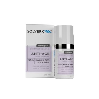 Peeling для обличчя Solverx Dermopeel 30% гліколева кислота 30 мл