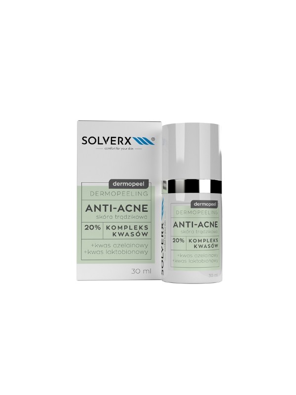 Solverx Dermopeel Peeling 20% Azelaïnezuur 30 ml