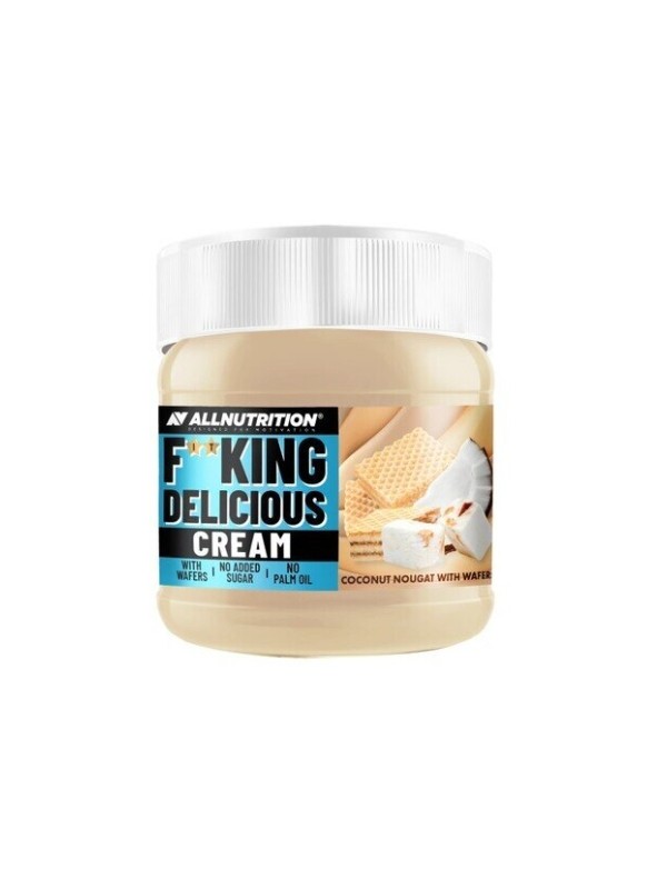 AllNutrition Fitking Delicious Cream Nougat-Kokoscreme mit Waffeln 200 g