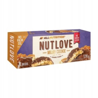 Печиво AllNutrition NutLove Milky Cookie з карамеллю та арахісом 128 г