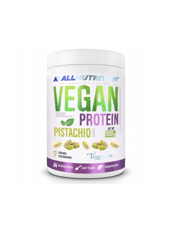 AllNutrition Vegan Protein Pistachio Веганський протеїн Fistachio без цукру 500 г