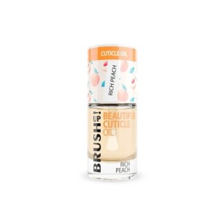 BrushUp! Beautiful Cuticle Oil Oliwka do skórek Rich Peach 6 ml