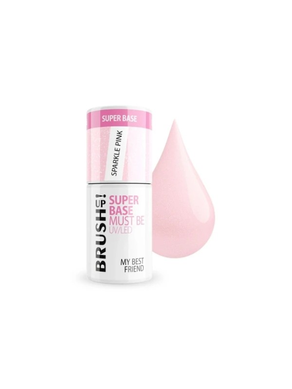 BrushUp! Super Base Must Be Baza hybride Sparkle Pink 5 g