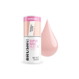 BrushUp! Super Base Must Be Baza hybrydowa Sparkle Nude 5 г