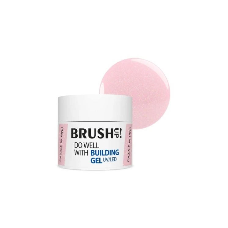 BrushUp! Do Well with Building Gel Aufbaugel Dazzle in Pink 12 g