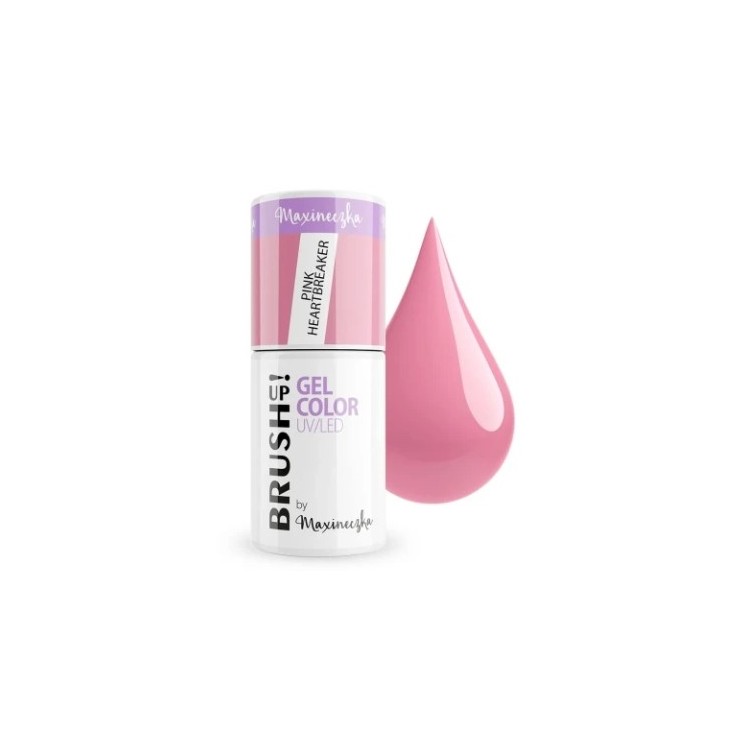 BrushUp! by Maxineczka Hybrid nail polish Pink Heartbreaker 5 g