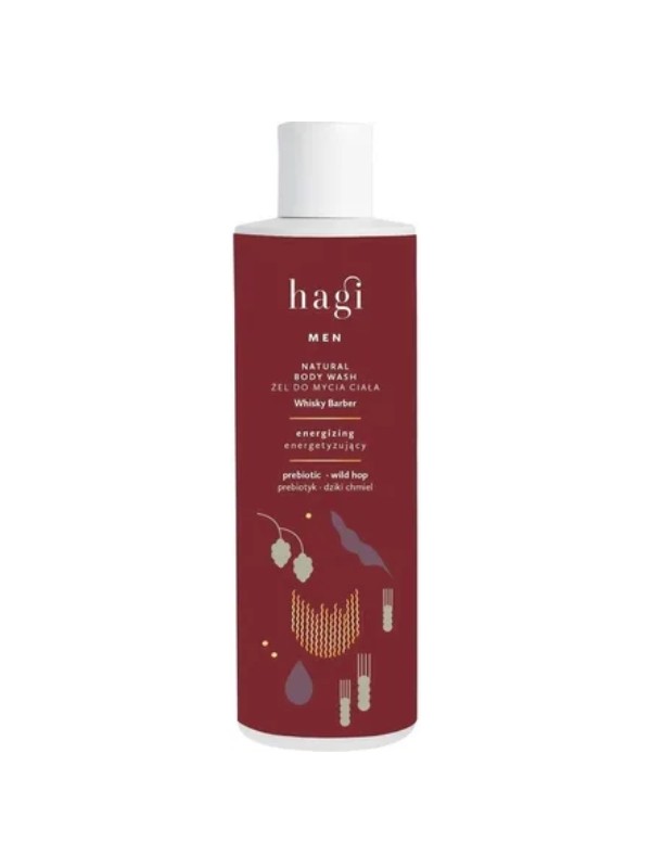 Hagi Natural Energizing Shower Gel for Men Whiskey Barber 300 ml