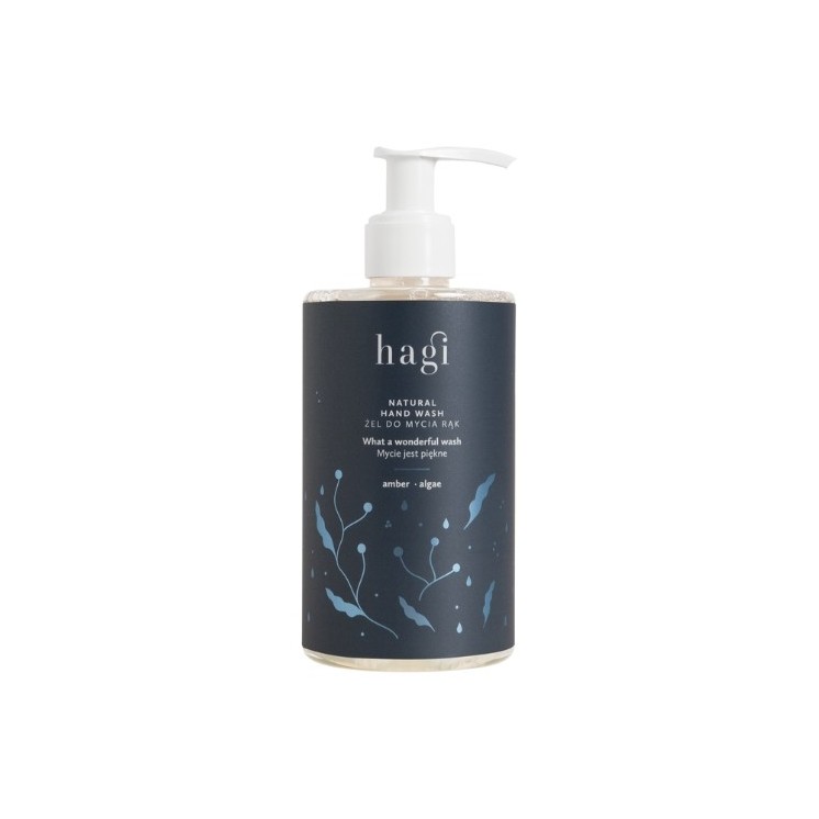 Hagi Mycie jest piękne naturalny Żel do mycia rąk Algi i Bursztyn 300 ml