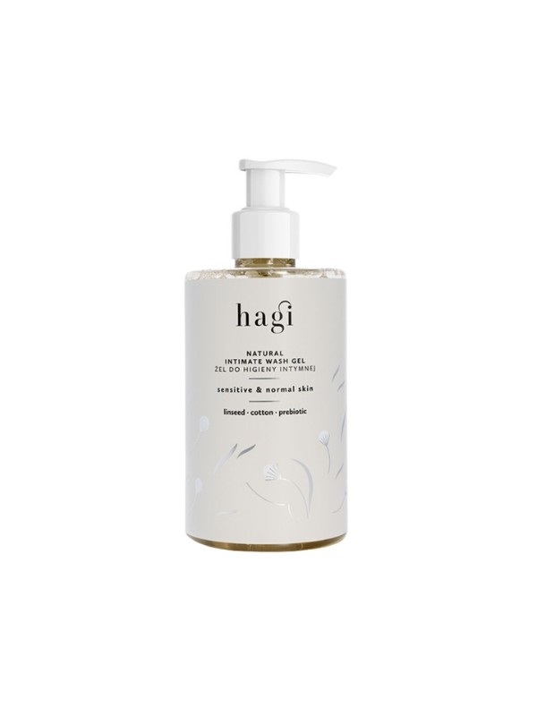 Hagi Natural Intimate Hygiene Gel Linen, Cotton and Prebiotics 300 ml