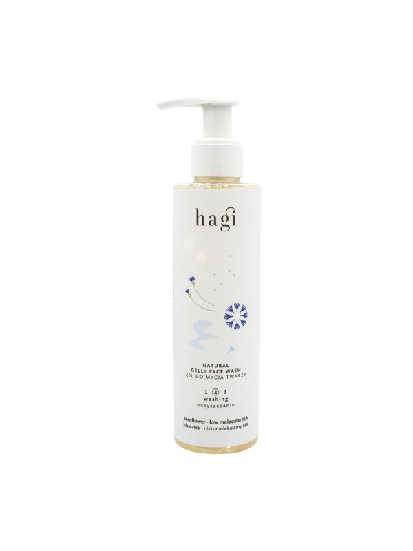 Hagi Natural Cremiges Gesichtswaschgel Kornblumen- und Mandelöl 200 ml