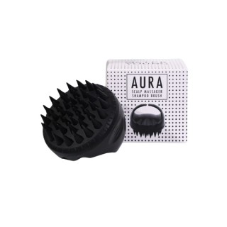 Sister Young Aura Scalp Washing and Massage Brush Black 1 piece