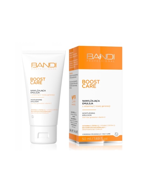 Bandi Boost Care nawilżająca Emulsja do twarzy z Witaminą C nowej generacji 50 ml