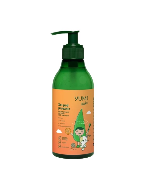 Yumi Kids Żel pod prysznic Pomarańcza 400 ml