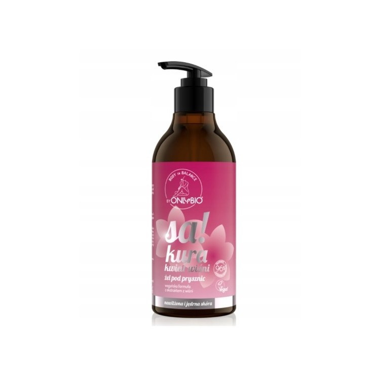 ONLYBIO Body in Balance Sakura Kersenbloesem Douchegel 400 ml