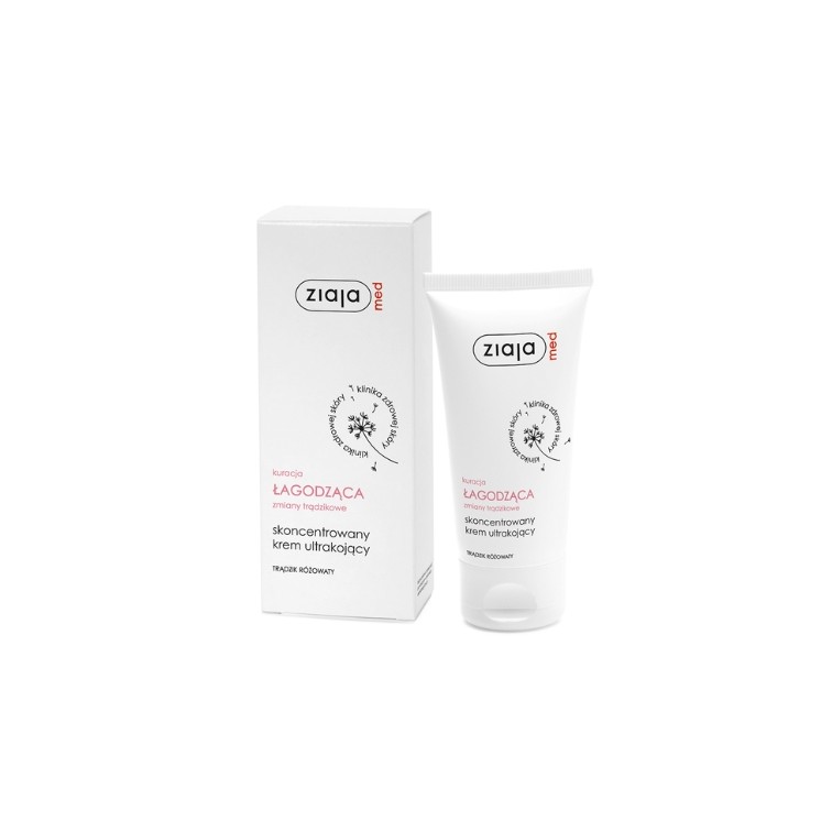 Ziaja Med Soothing Treatment Ultra-verzachtende gezichtscrème voor rosacea 50 ml