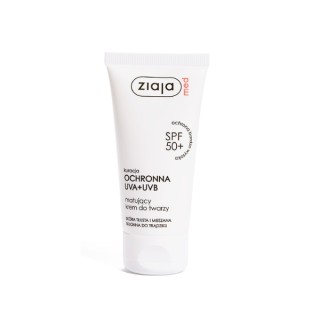 Ziaja Med Soin Protecteur Crème Visage Matifiante SPF50 + 50 ml