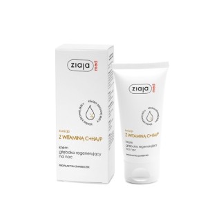 Ziaja Med Vitamine C+HA/P Treatment Crème de nuit visage profondément régénérante 50 ml