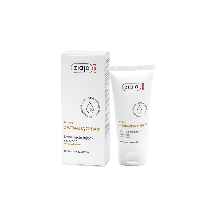 Ziaja Med Vitamine C+HA/P Treatment Crème de Jour Raffermissante Visage SPF 6 50 ml