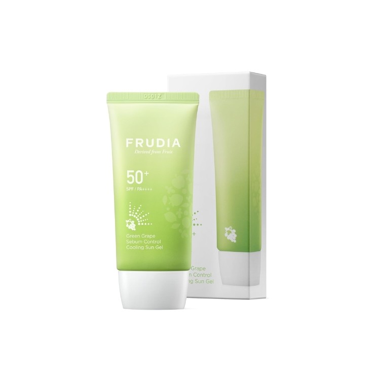 Frudia Green Grape Pore Control Cooling Sun Gel Kühlendes Gesichtsgel SPF50 + 50 g