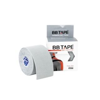 BB Tape Kinesiology Tape Plain Grey 1 piece