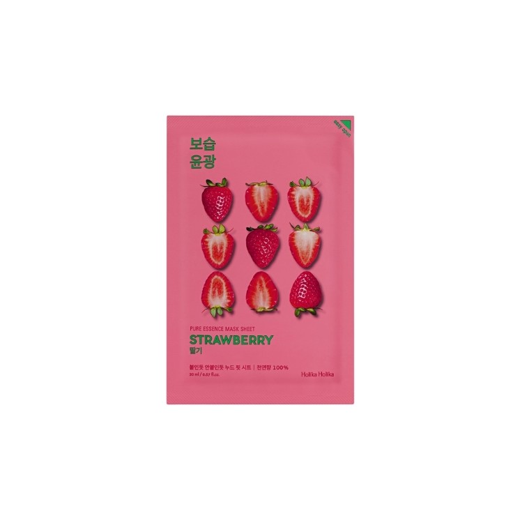 Holika Holika Pure Essence Mask Sheet - Face mask in a sheet with strawberry extract 20 ml