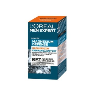 L'oreal Men Expert Magnesium Defense Feuchtigkeitsspendende Gesichtscreme 50 ml